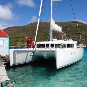 Chartered-Catamaran-boat